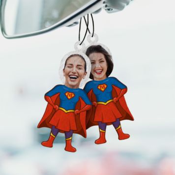 Personalised Superhero Air Freshener - Set of 2